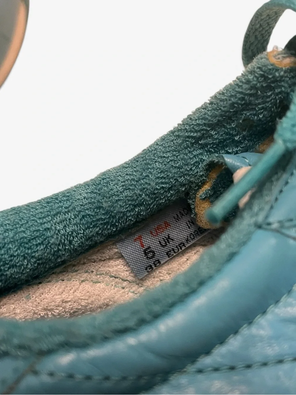 Reebok Vintage Princess Teal Leather Sneakers